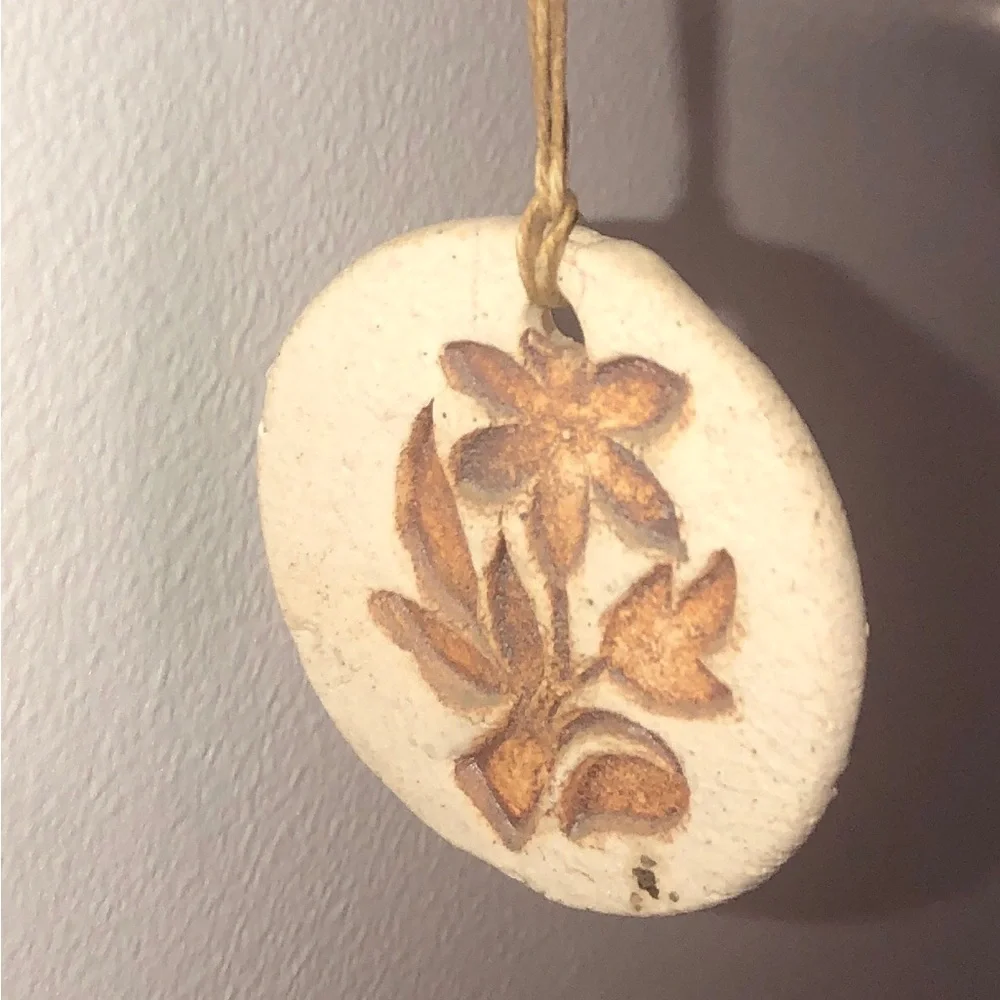 HANDMADE VINTAGE STONEWARE WIND CHIME